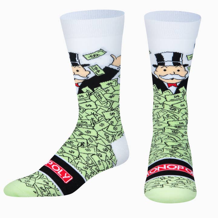 Monopoly Windfall - Mens Crew Straight for wholesale by Odd Sox