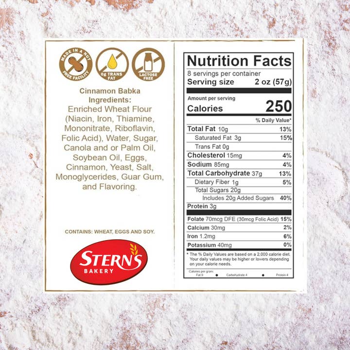 Stern's Online - Wholesale Cake - Cinnamon Bread |Babka Cinnamon Cake |Traditional Babka Bread4