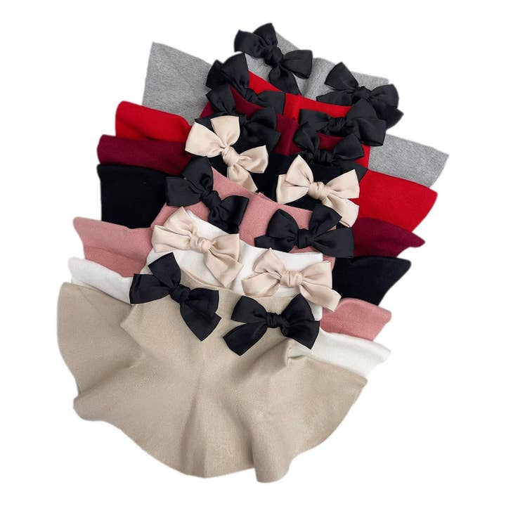 Flare Skirt with Satin Bows for wholesale by Petite Maison Kids