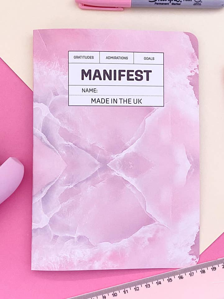 Rose Quartz Manifesting Journal for wholesale by Nevele Official