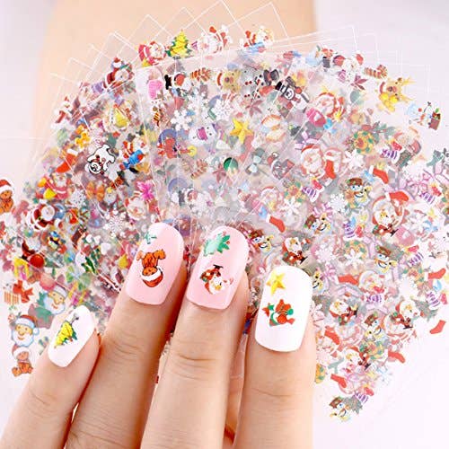 Wrapables.com - Wholesale Nail Art/Decal - Wrapables 24 Sheets Falala Christmas Nail Stickers Holiday4