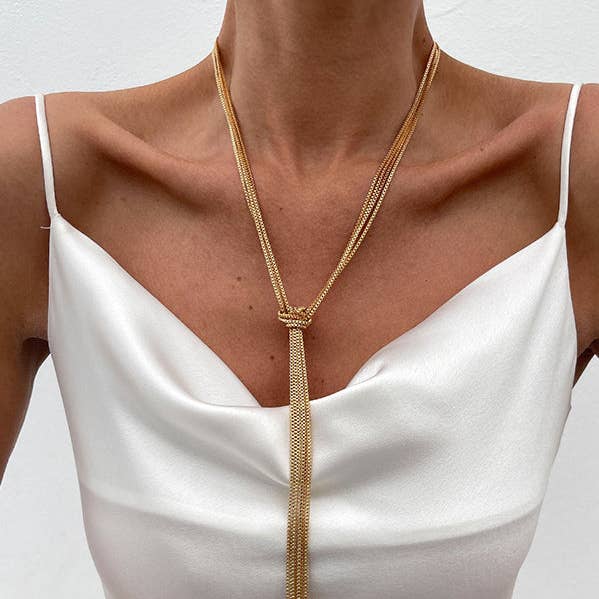 VividLux - Wholesale Y-Neck/Lariat Necklace - Tasseled Necklaces Accessories0