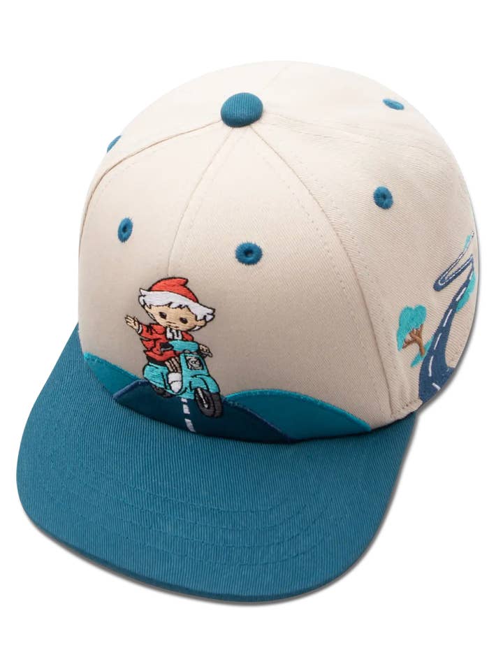 koaa – Unser Sandmännchen “On The Road” – Snapback beige/blå för wholesale av koaa