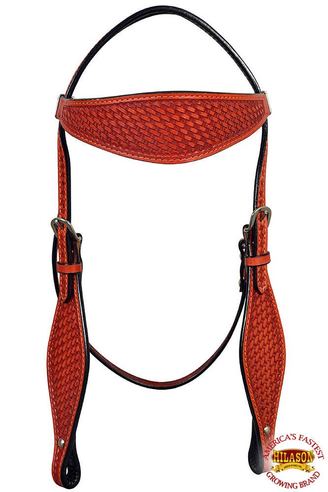 HILASON - Wholesale Horseback Riding Gear - HILASON Western Horse Headstall Breast Collar Set Tack Genuine American Leather | For Horses Headstalls30