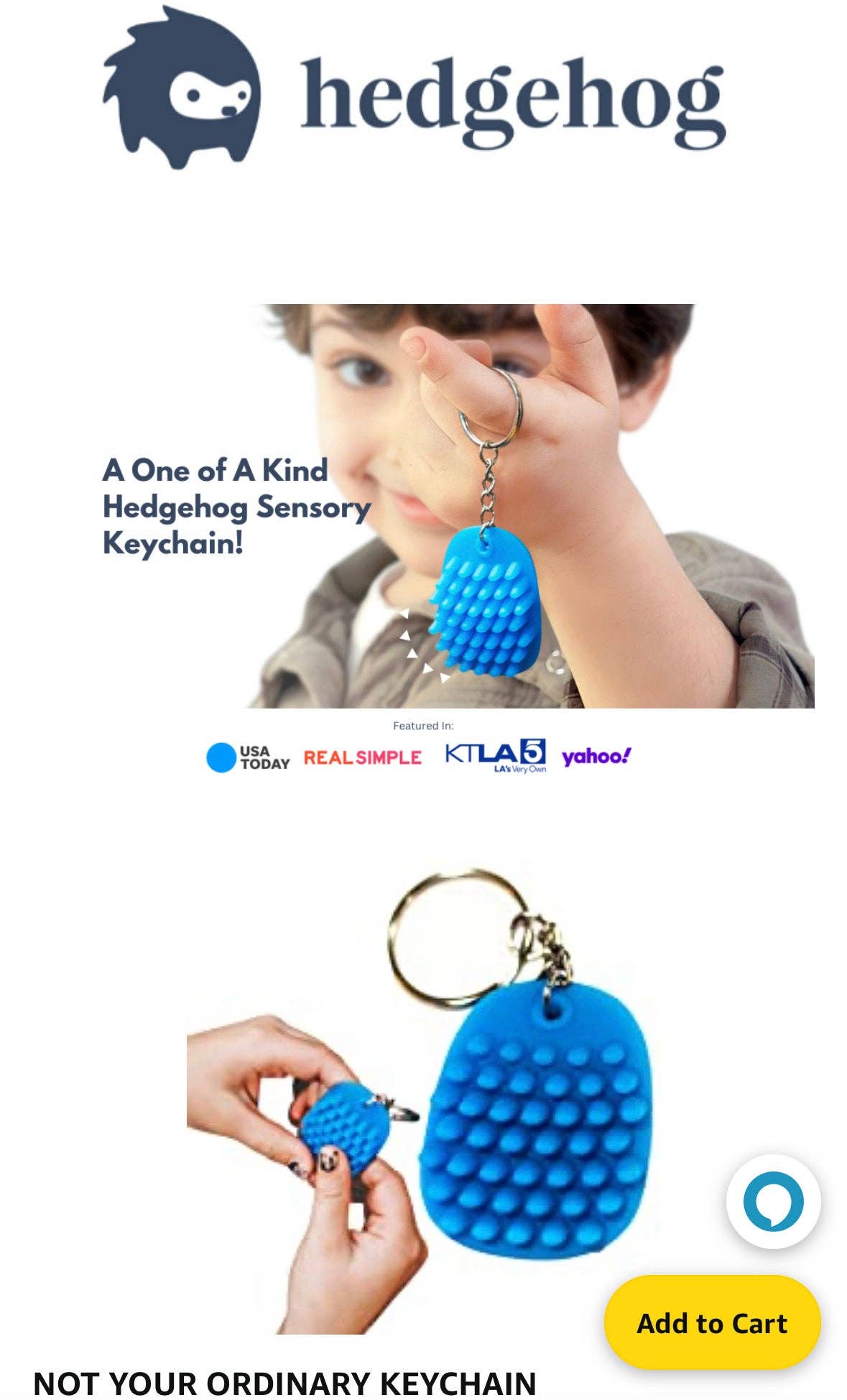 Hedgehog Technology - Wholesale Keychain - Unisex - Blueberry Hoglet Keychain (Set of 2)1