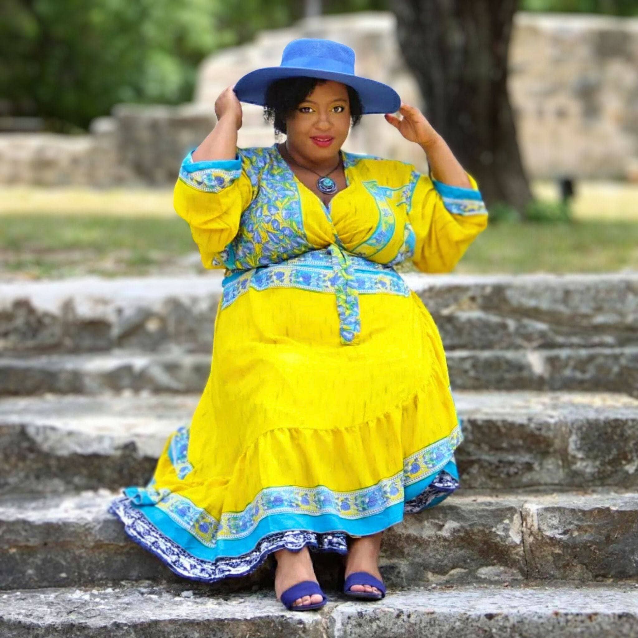 Darn Good Yarn - Wholesale Dress - Women's - Zaria Wrap Dress7