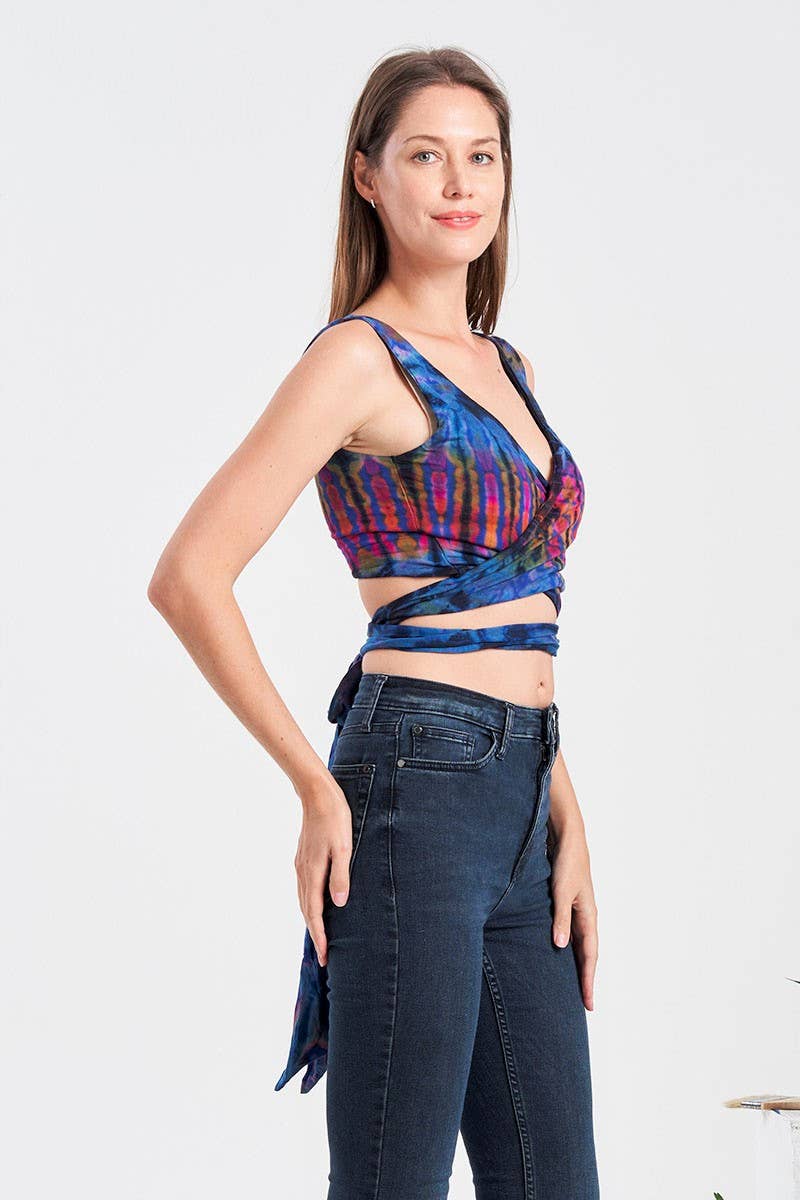 Kathmandu Imports - Wholesale Tank Top - Women's - Tie-Dye Tank Top (TH-1735)1