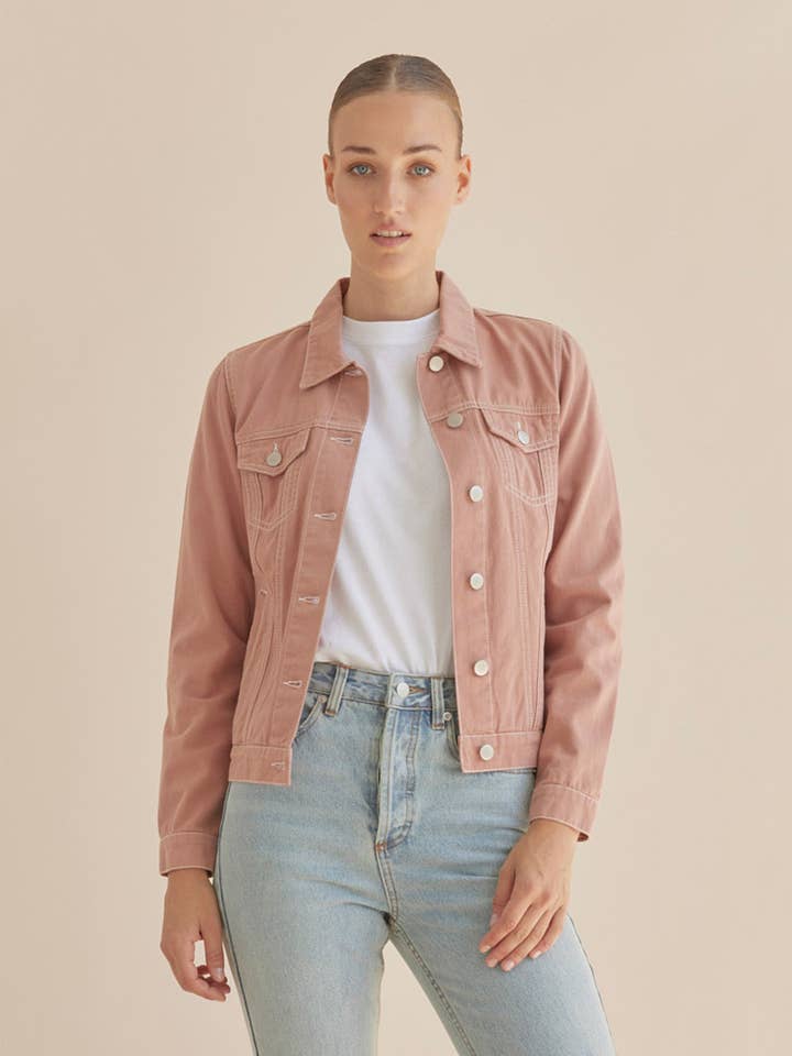 Spijkerjack van Alliance Drill - Rosewood voor wholesale door Amelius