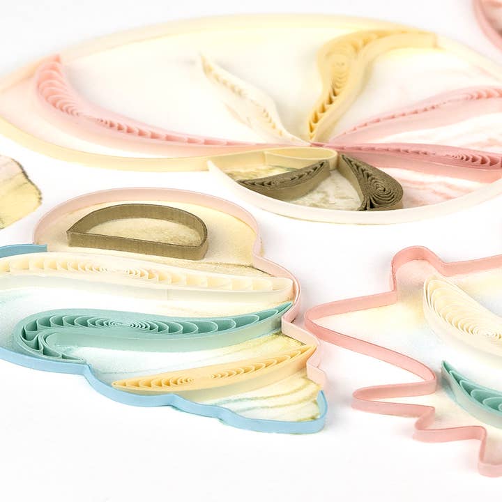 Quilling Card - Wholesale Everyday Greeting Card - Seashell Heart
