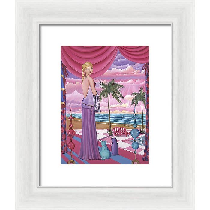 Sharon Tatem Fashion LLC - Wholesale Art Print - Melissa - Framed Print6