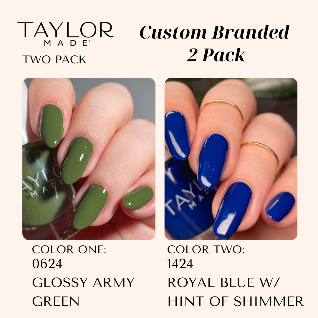 Taylor Made Polish – wholesale Nail polish – Custom Nail Polish: 2 Pack Long-wearing + Vegan + Non-toxic95