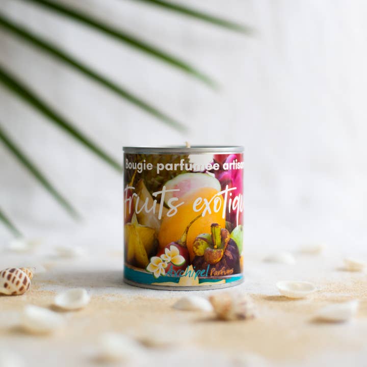 Håndlavet lys EXOTISKE FRUGTER 240 Gr for engroshandel hos Archipel Parfums