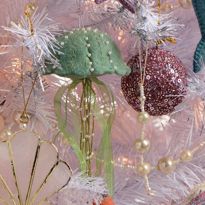 SERRV International - Wholesale Ornament - Sea Shimmer Jellyfish Ornament1