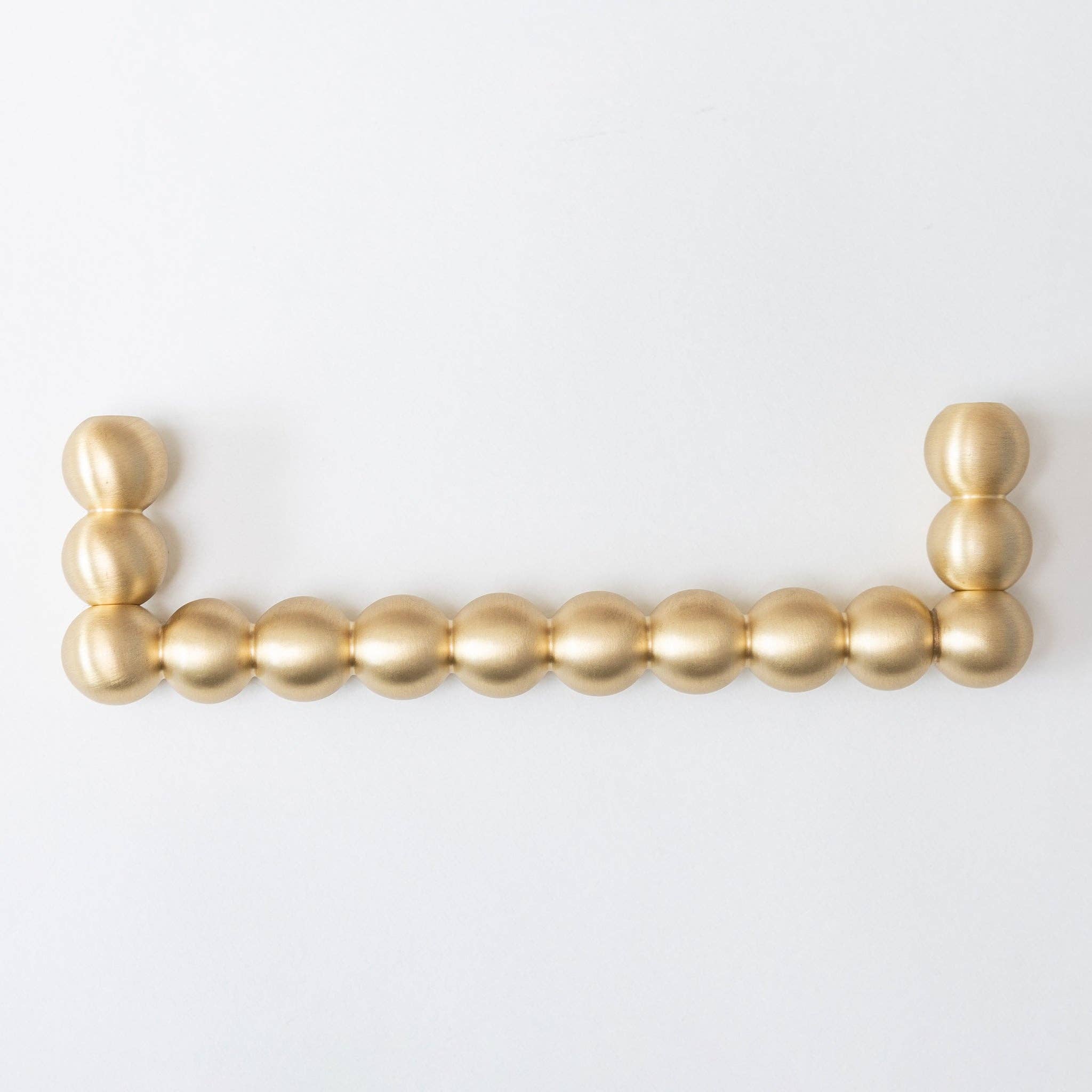 Brass bee – wholesale Knob/pull – Solid Brass Beaded Cabinet Pull Handles & Knobs - Satin Brass Finish31