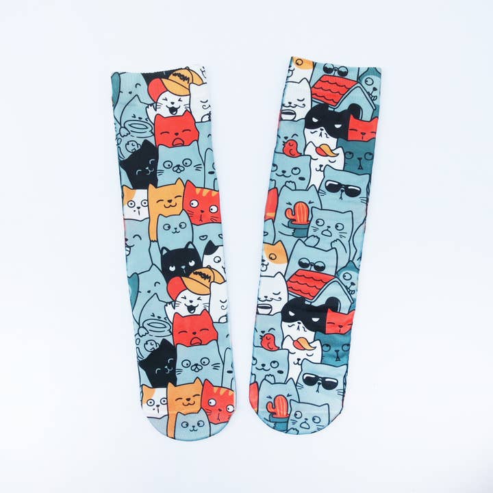 Sockmate / www.sockmate.store - Wholesale Socks - Women's - Blank Sublimation Printable Crew Socks, White Printing Socks