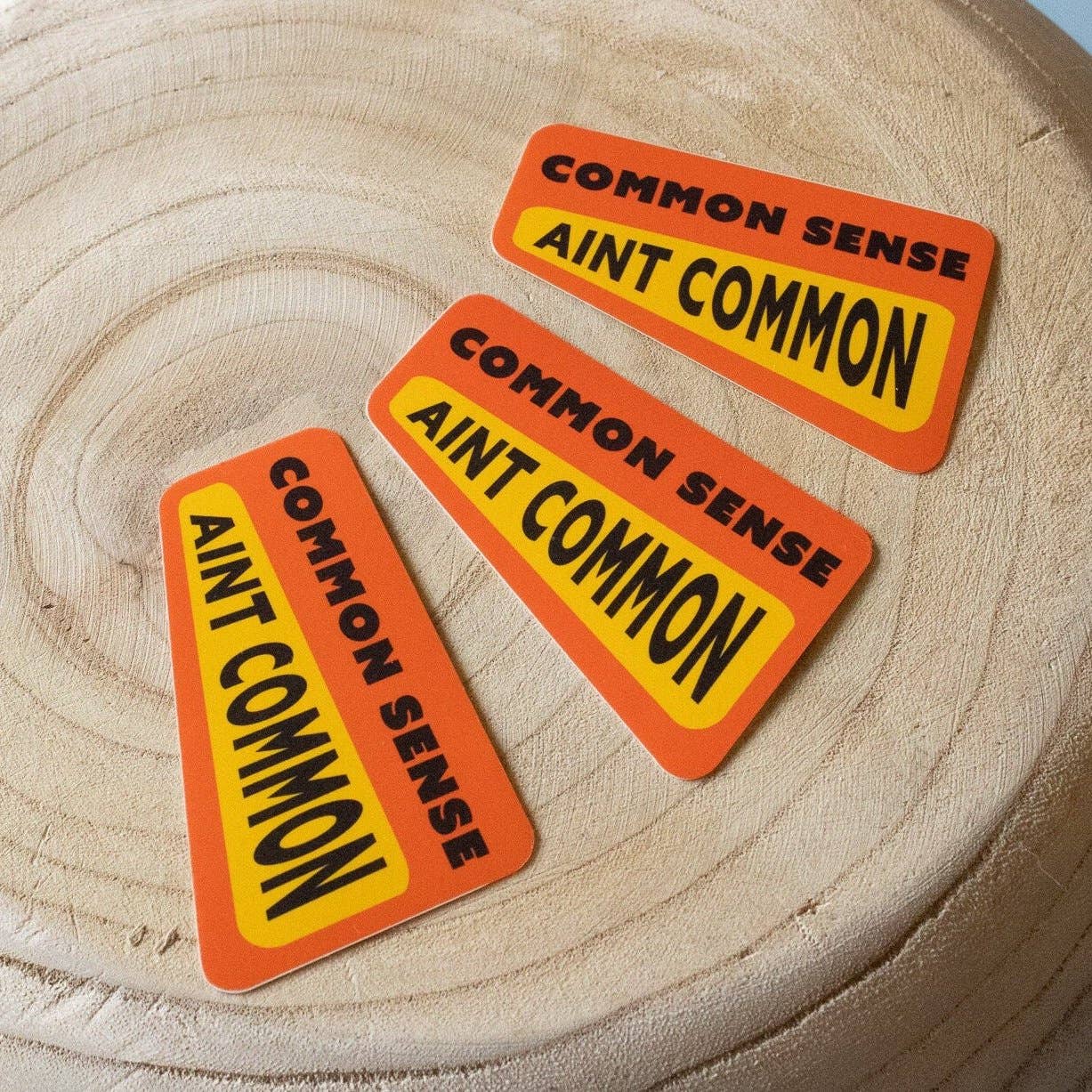 Doctor Scribble - Wholesale Sticker - Common Sense Ain't Common Vinyl Sticker1