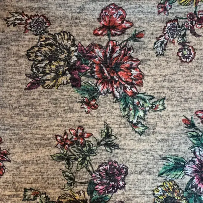 Dana Herbert - Wholesale Wrap - Women's - Heather Jersey Print Wrap4