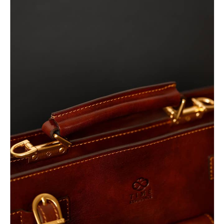Time Resistance - Wholesale Satchel - Men's - Leather Large Satchel Bag Briefcase - The Prophet9