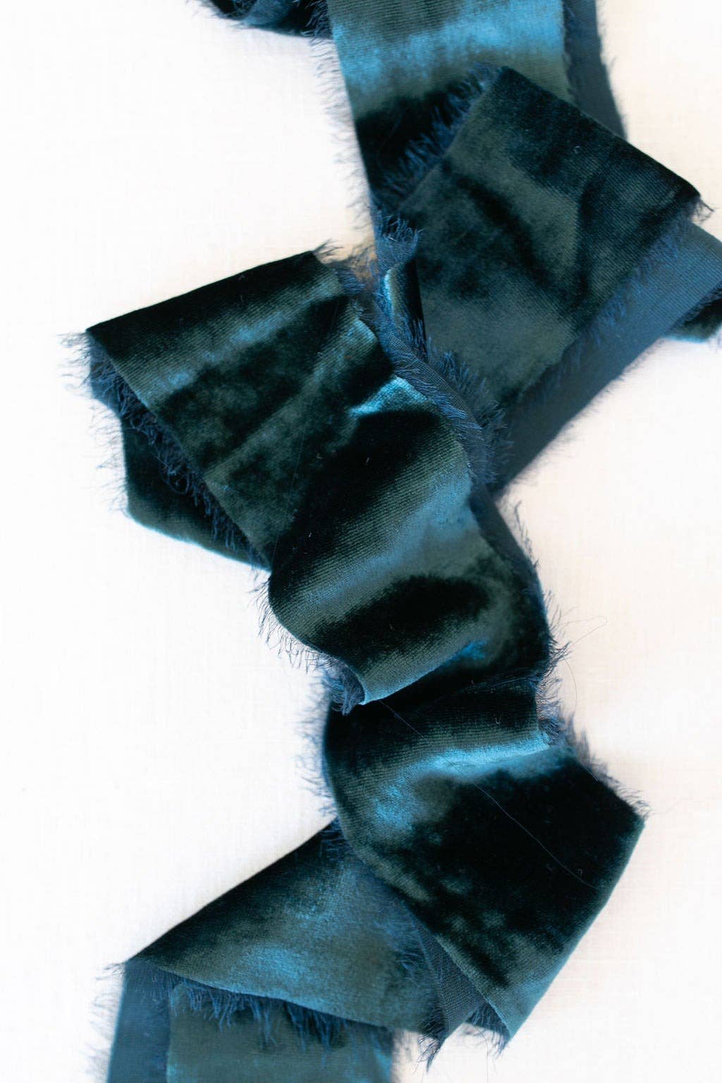 Amore Society - Wholesale Ribbon - Gift Wrapping - Teal Silk Velvet Ribbon1