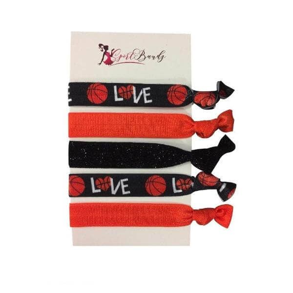 Sportybella - Wholesale Hair Tie - Basketball Hair Ties