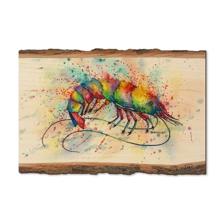 Bartholet's Rainbow Shrimp - Live Edge for wholesale by DaydreamHQ