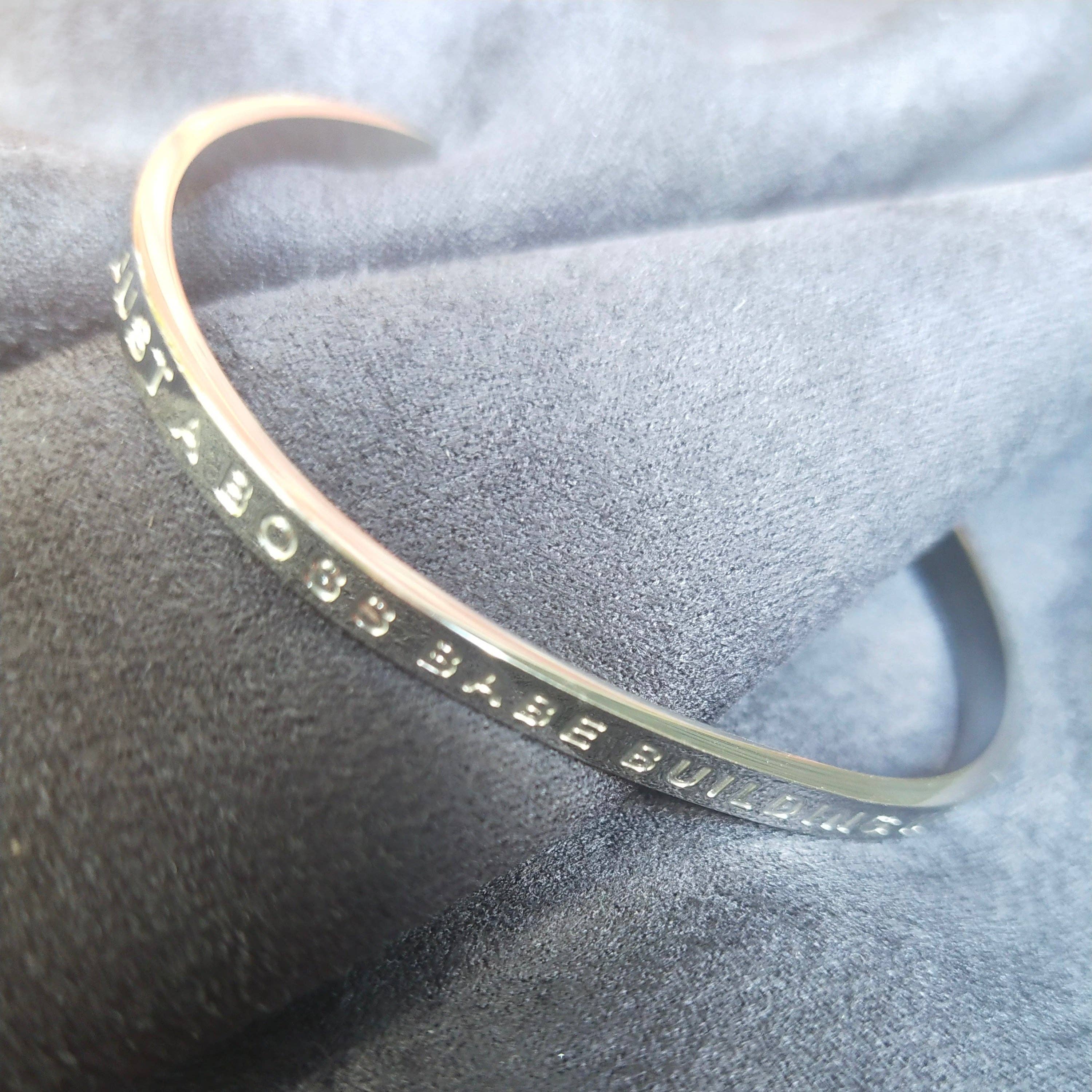 FIERCE ONE - Wholesale Cuff Bracelet - JUST A BOSS BABE BUILDING HER EMPIRE - Bangle4