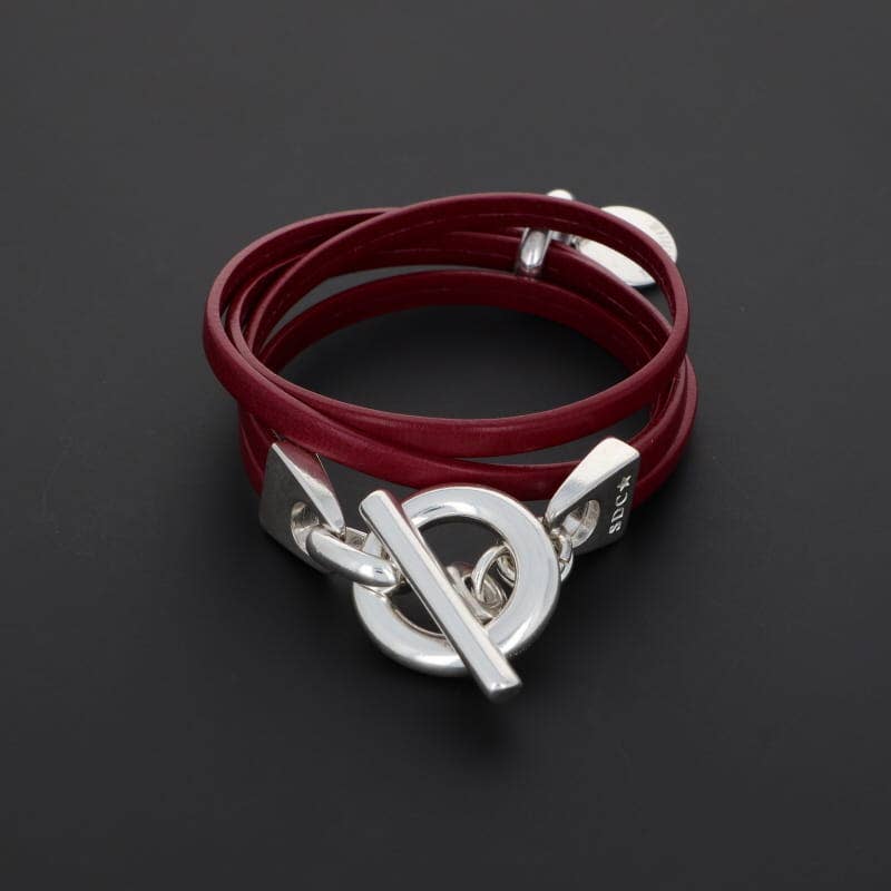 SECRET DE CUIR - Vendita all'ingrosso Bracciale a polsino - Bracciale No. 87 a doppio giro5