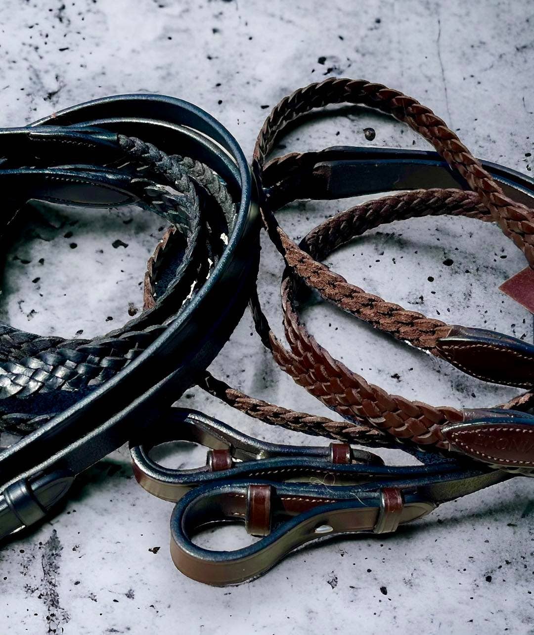 EPONIA EQUESTRIAN LIFESTYLE - Wholesale Horseback Riding Gear - Reins in genuine braided leather7