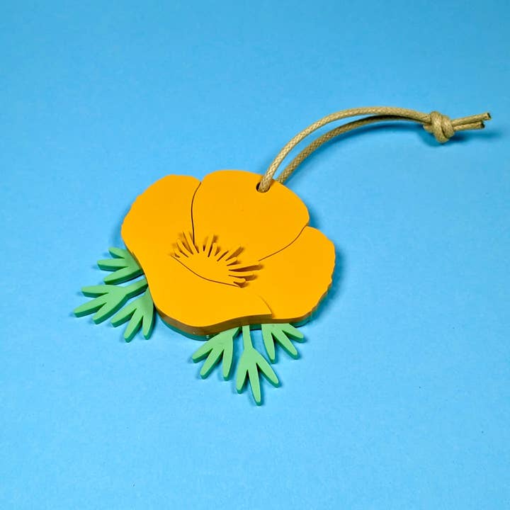 Crafted - Wholesale Ornament - California Poppy Ornament1