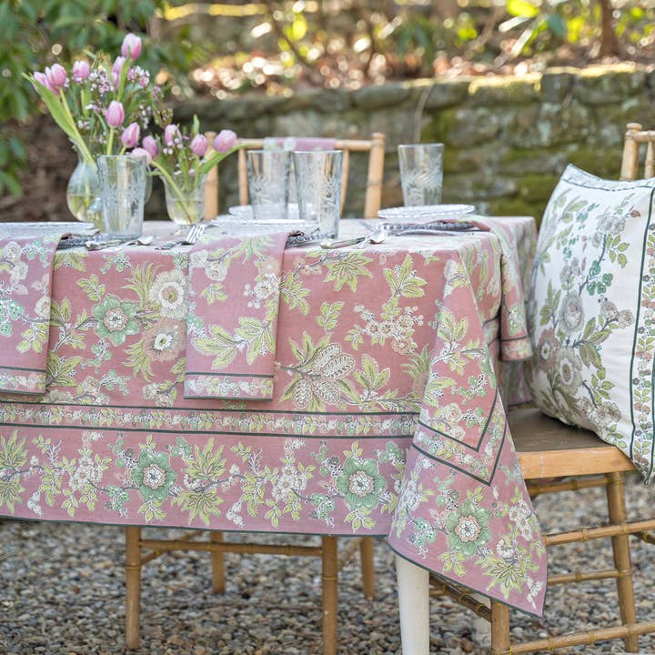 Augustine Tablecloth - Vintage Amethyst for wholesale by April Cornell