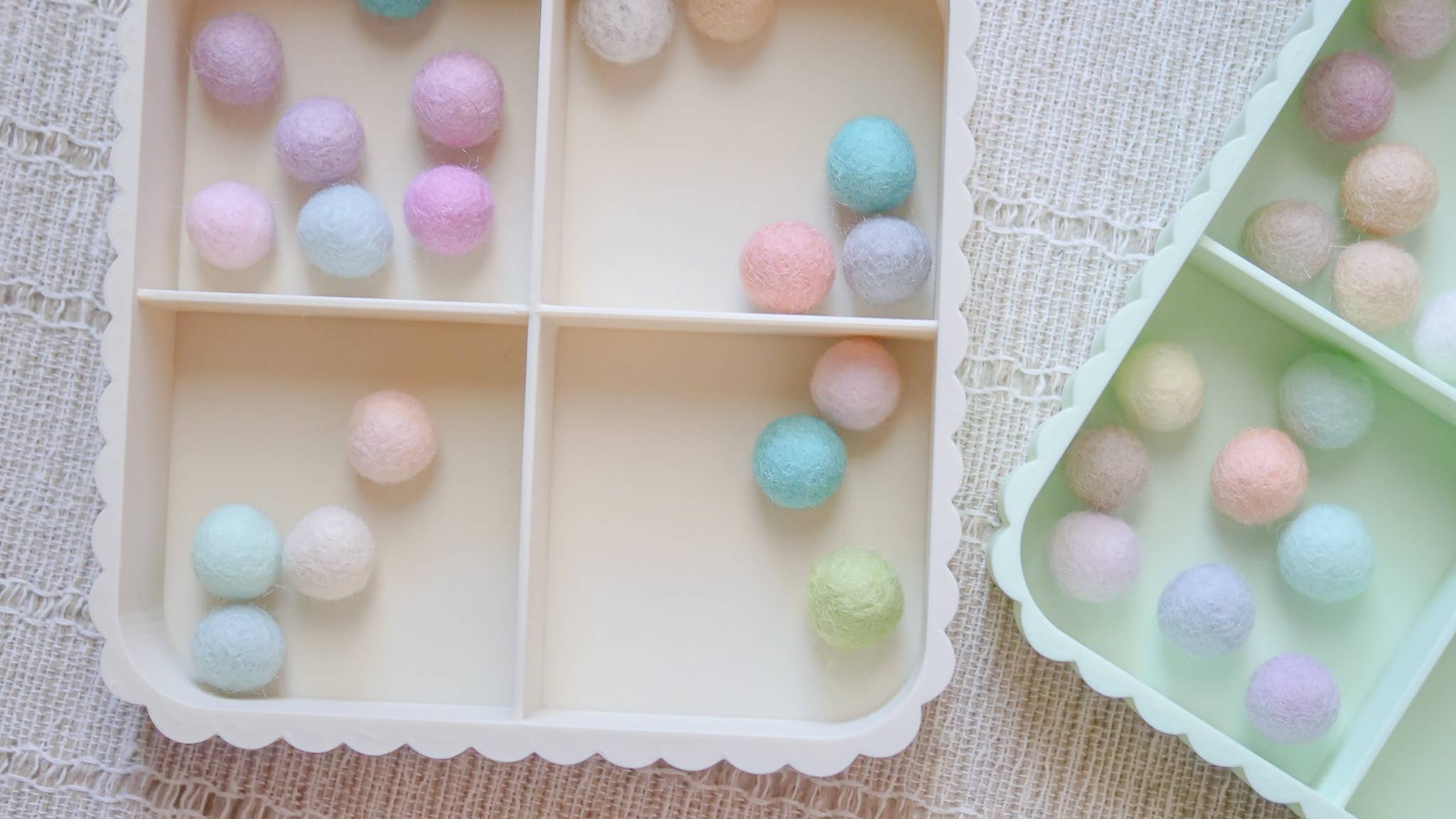 Hello Cutters - Wholesale DIY Craft Kit - Square Fluted Sensory Tray 2