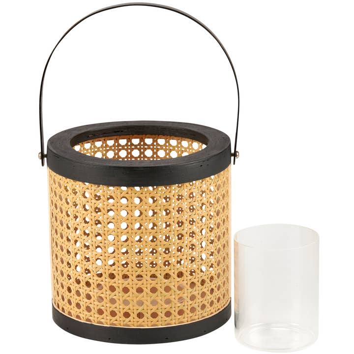 Primitives by Kathy - Wholesale Lantern - Woven Rattan Lantern