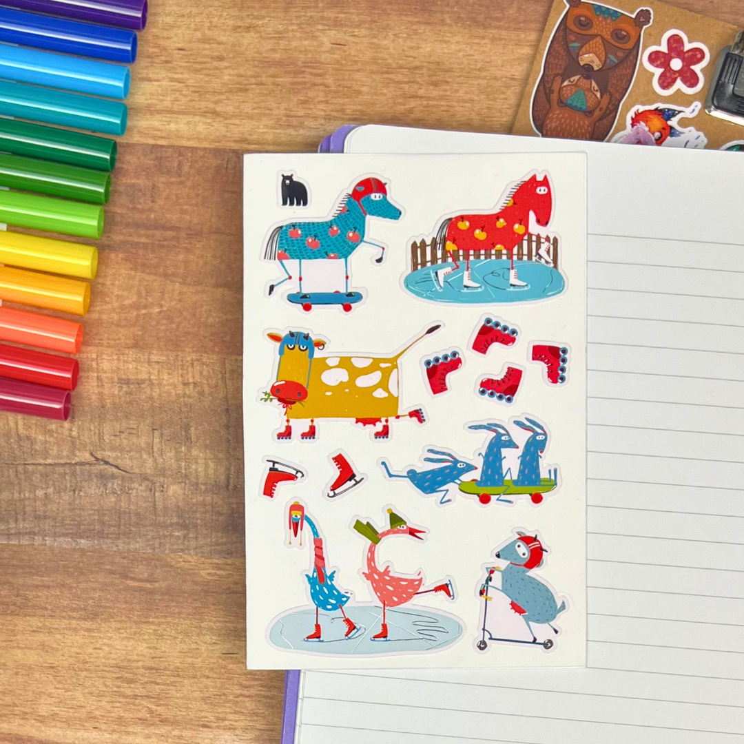 Four Bears Sticker Club - Venta al por mayor Pegatinas - Niños y bebés - Patina en la granja3