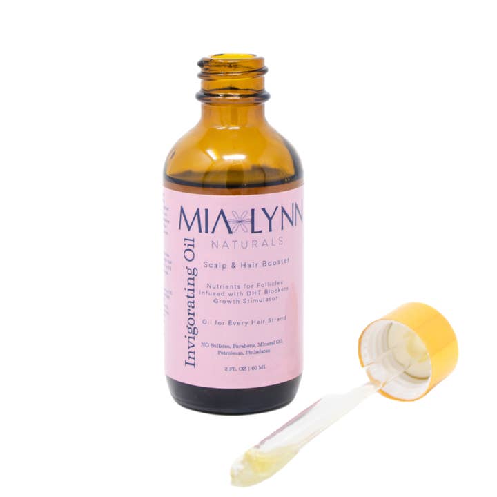 Mia Lynn Naturals - Wholesale Hair Oil - Invigorating Oil - Scalp & Hair Booster, stimulates growth1