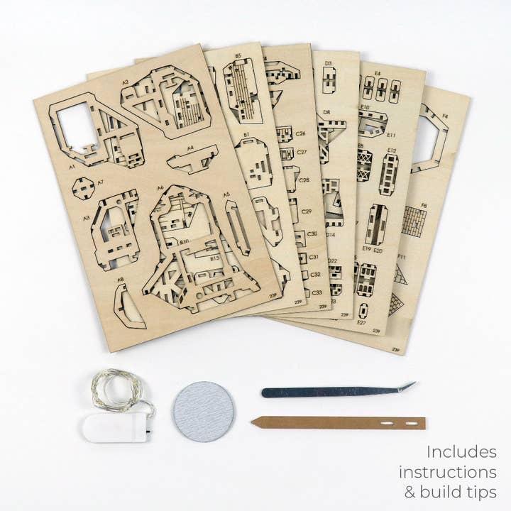 Tiny Treehouses - Wholesale DIY Craft Kit - Forest Cottage3