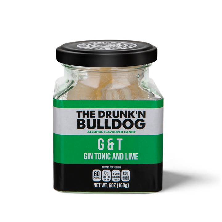Sweet Snob - Wholesale Hard Candy - Drunken Bulldog - Gin & Tonic 1