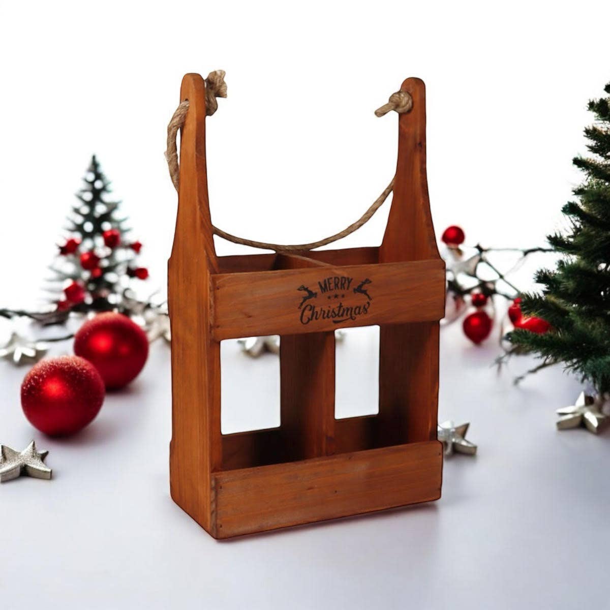 Minster Stylish Living Ltd – wholesale Bottle rack/holder – 39Cm Wooden 2 Bottle Wine Holder