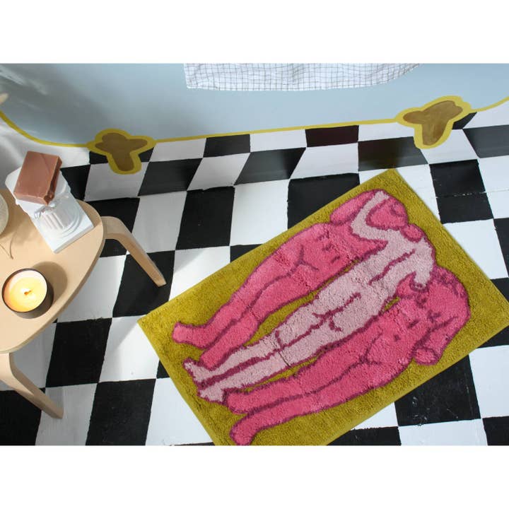 Hannah Via Art - Wholesale Bath Mat - The Three Muses Bathmat5