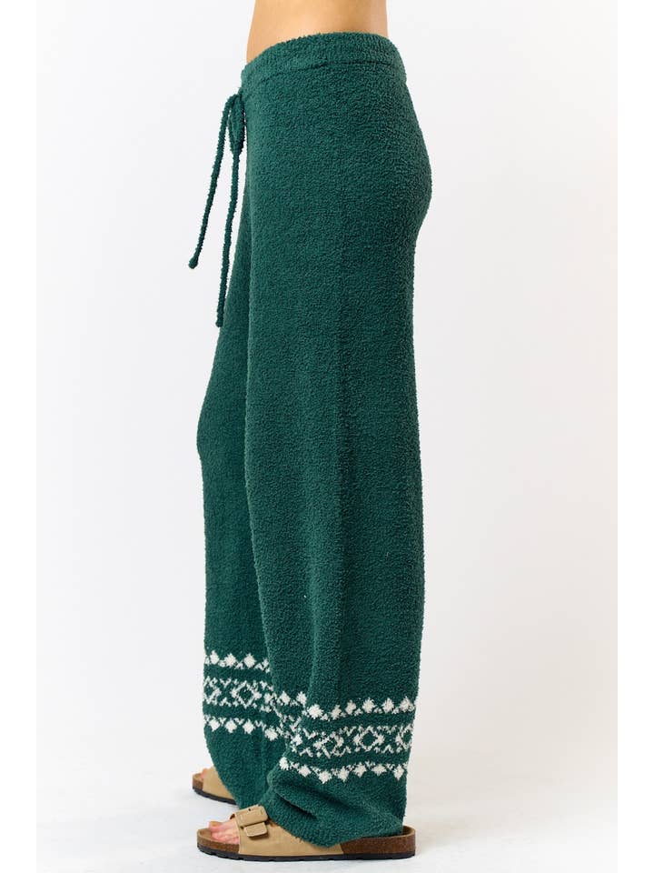 HUNTER IBP31128 TEDDY CHRISTMAS LOUNGE PANTS for wholesale on Faire