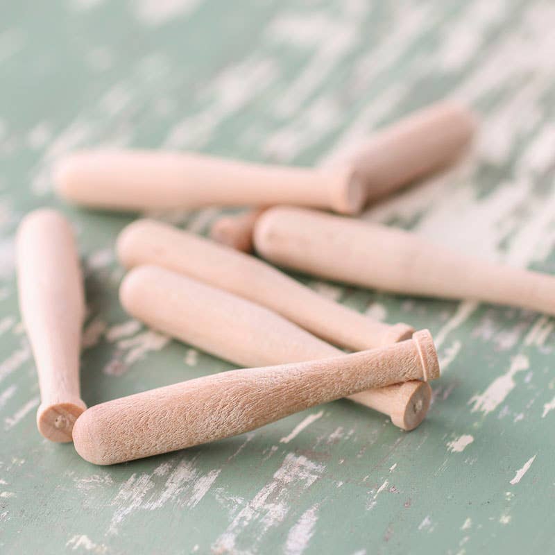 Factory Direct Craft - Wholesale Cutouts - Mini Unfinished Wood Baseball Bats (Pack of 7)1