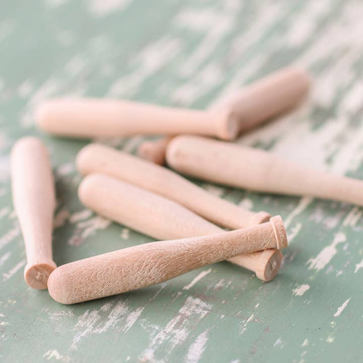 Factory Direct Craft - Wholesale Cutouts - Mini Unfinished Wood Baseball Bats (Pack of 7)1