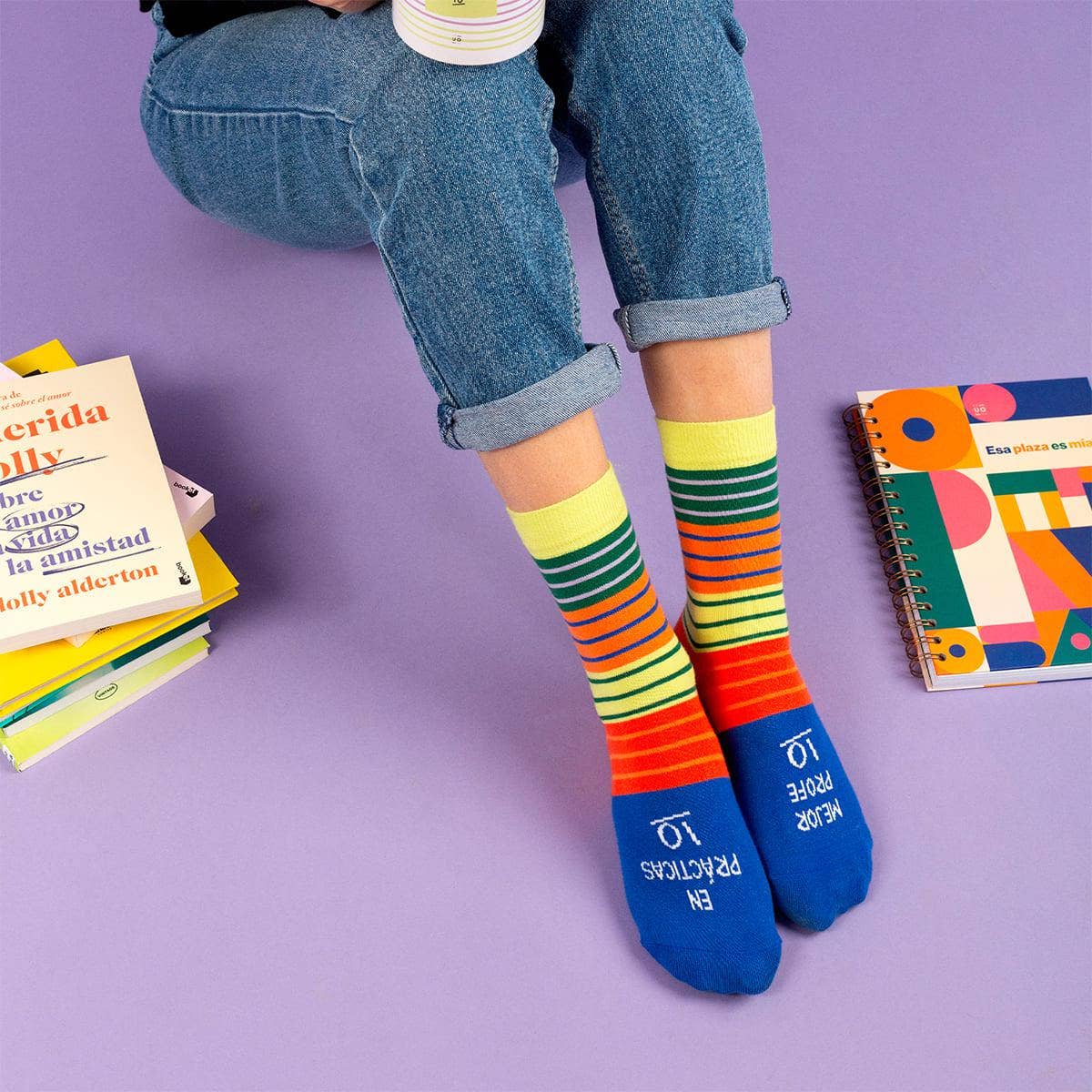 UO - Venta al por mayor Calcetines - Unisex - Calcetines "Mejor Profe En Prácticas"1