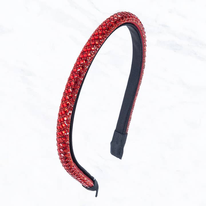 Suzie Q USA - Venta al por mayor Cinta para el pelo - Mujer - Cinta para el pelo de piedra fina con forma de diamante