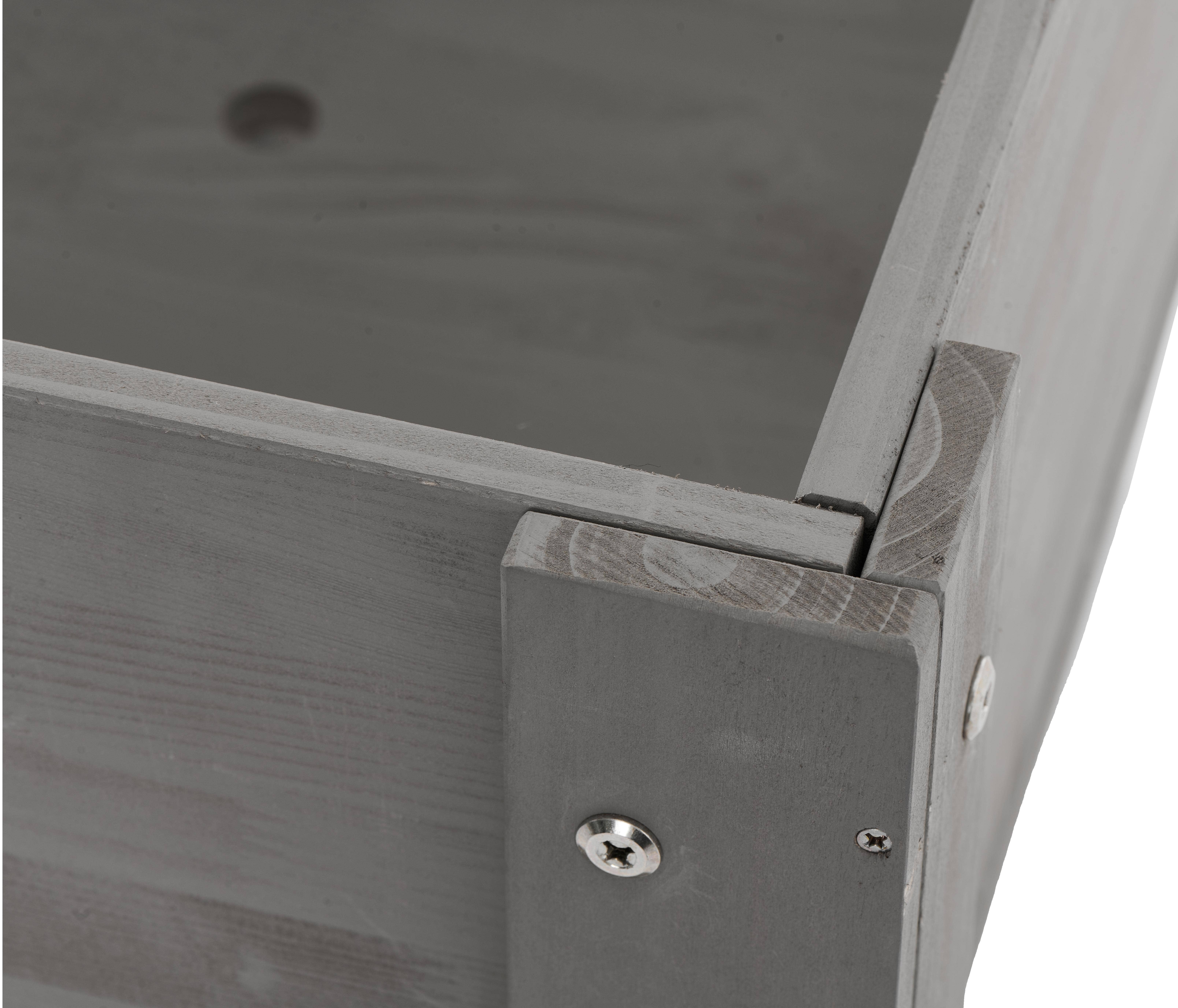 39F Inc. - Wholesale Planter Box - 31" Raised Garden Bed with Legs, Brown/Grey9