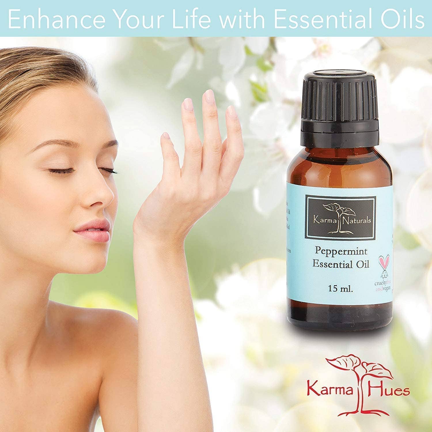 Karma Organic spa - Wholesale Essential Oil - Peppermint - Essential Oil 100% Pure and Natural (15ml)4