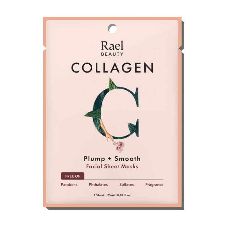 Rael Beauty Collagen Facial Sheet Mask 1ct for wholesale by Rael