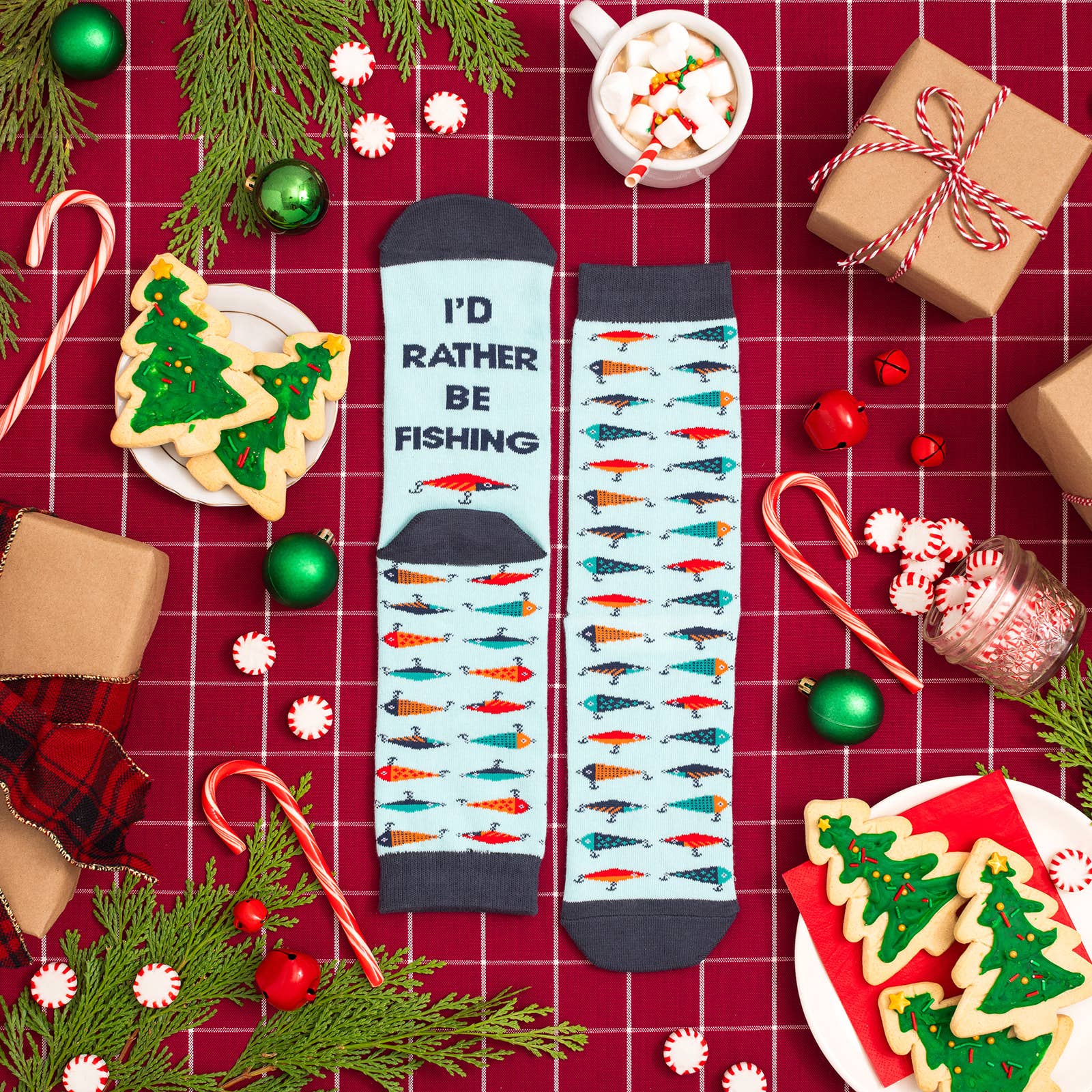 Lavley - Wholesale Socks - Unisex - I'd Rather Be Fishing Socks8