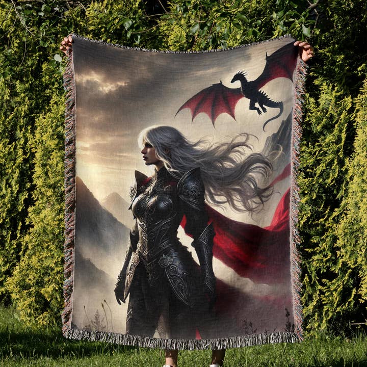 MagicMerchEmporium - Vendita all'ingrosso Plaid - Coperta Intrecciata Wyren Rider