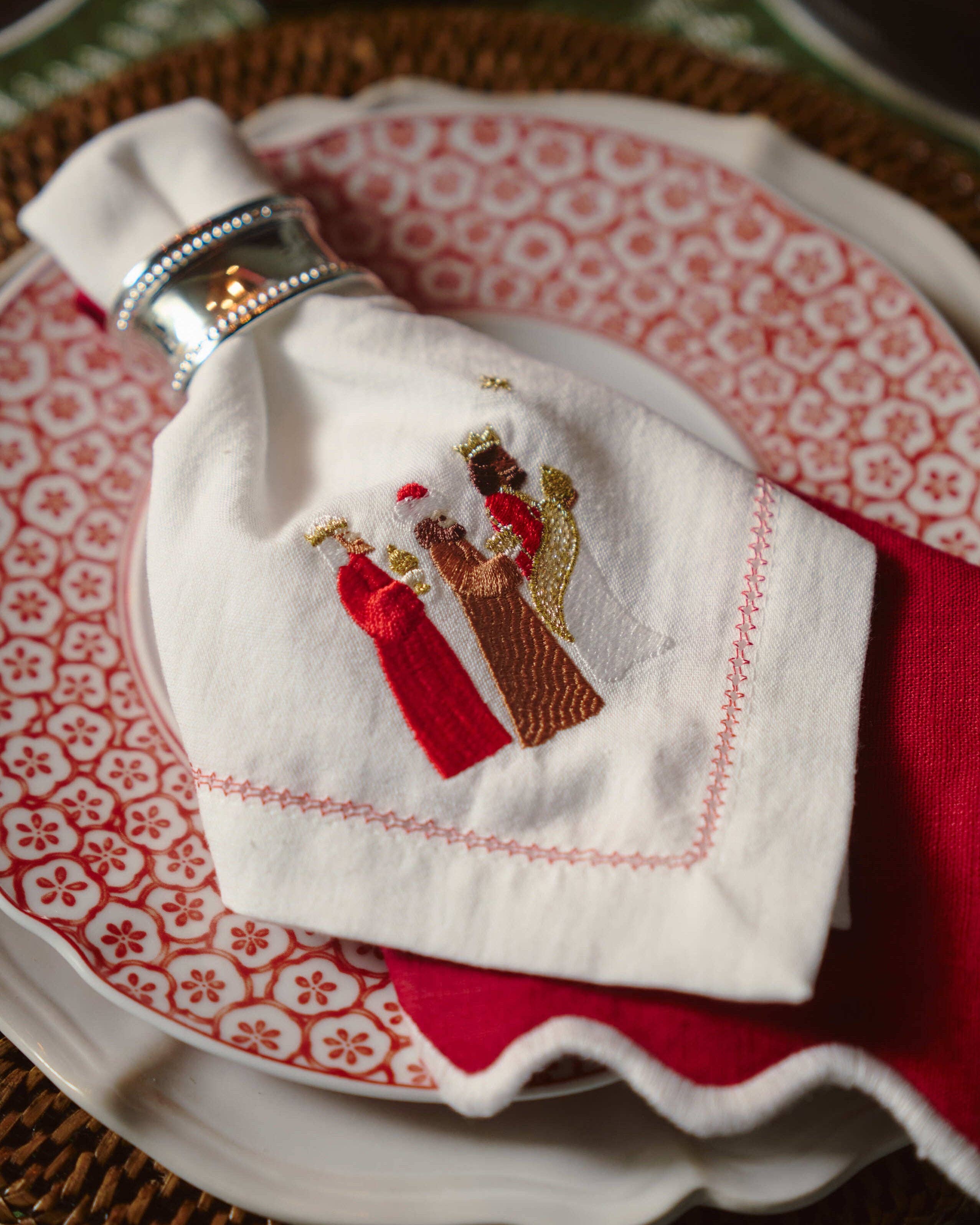 Mariaida Home - Wholesale Dinner & Cloth Napkin - Reis Magos Napkin