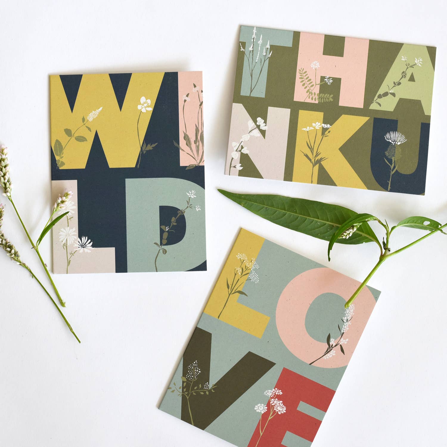 June & December - Wholesale Thank You Card - Overgrown Thank You Card1